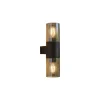 Eglo Vägglampa Cropani Svart Up & Down | IP54 - Passande för 2x E27