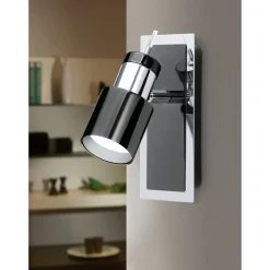Eglo Vägglampa Davida 1 Stål Grå 4W 400lm - 830 Varm Vit