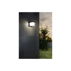 Eglo Vägglampa Desella 1 Aluminium Antracit 10W 1200lm - 830 Varm Vit | IP55