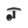 Eglo Vägglampa Dreoli Solar Svart 8W 970lm - 830 Varm Vit | IP65 - Rörelsesensor