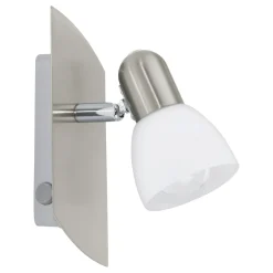 Eglo Vägglampa Enea Stål Vit | Passande För 1x E14