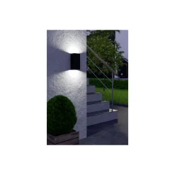 Eglo Vägglampa Eremitana Stål Svart Up & Down 2W 250lm - 830 Varm Vit | IP55