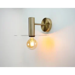 Eglo Vägglampa Escandell Stål Guld | Passande För 1x E27