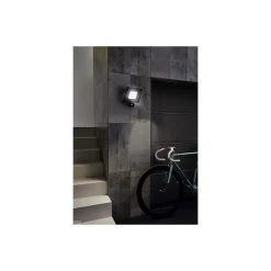 Eglo Vägglampa Faedo 3 Aluminium Svart 53W 5800lm - 850 Kallvit | IP44 - Rörelsesensor