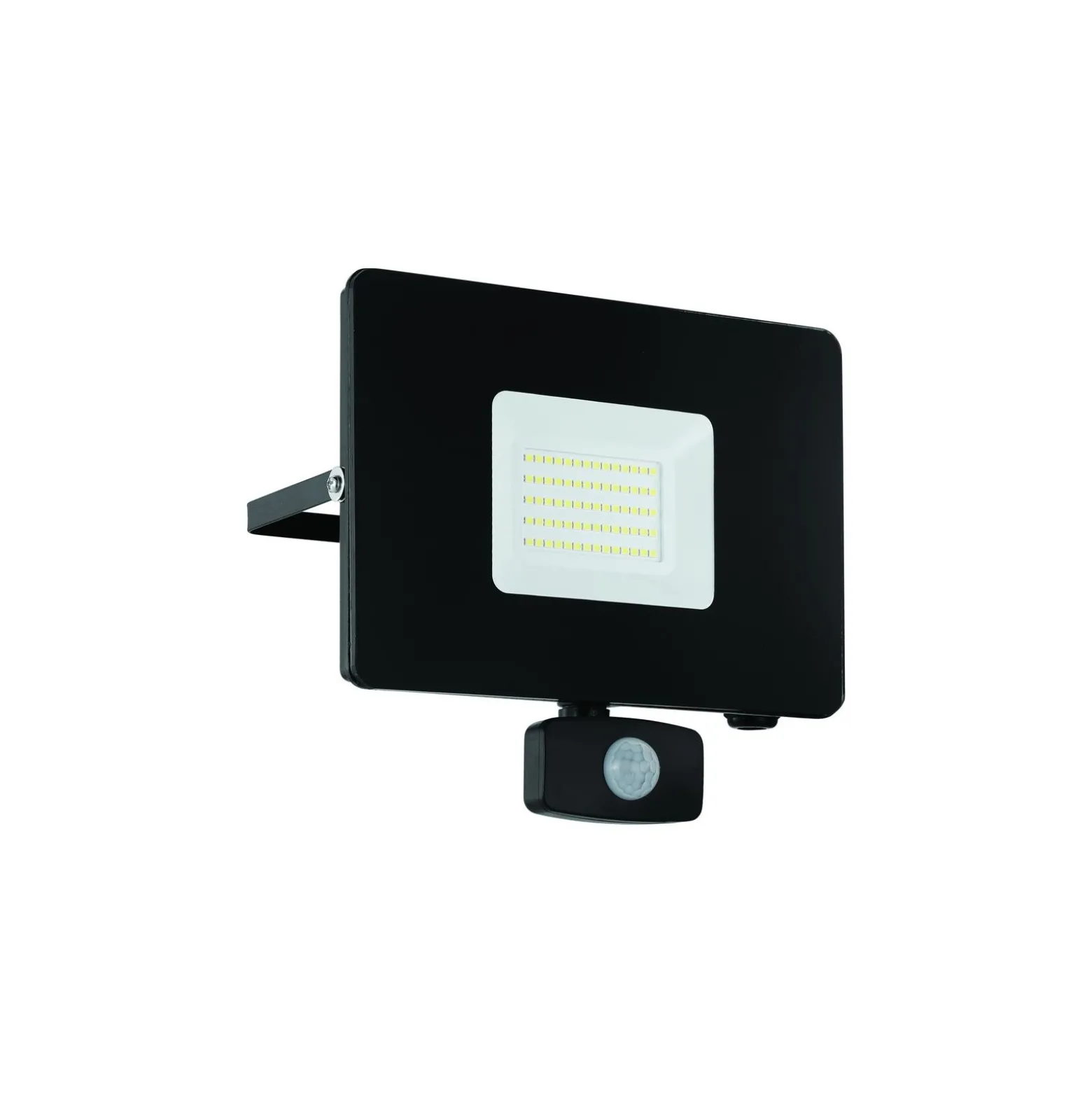 Eglo Vägglampa Faedo 3 Aluminium Svart 53W 5800lm - 850 Kallvit | IP44 - Rörelsesensor