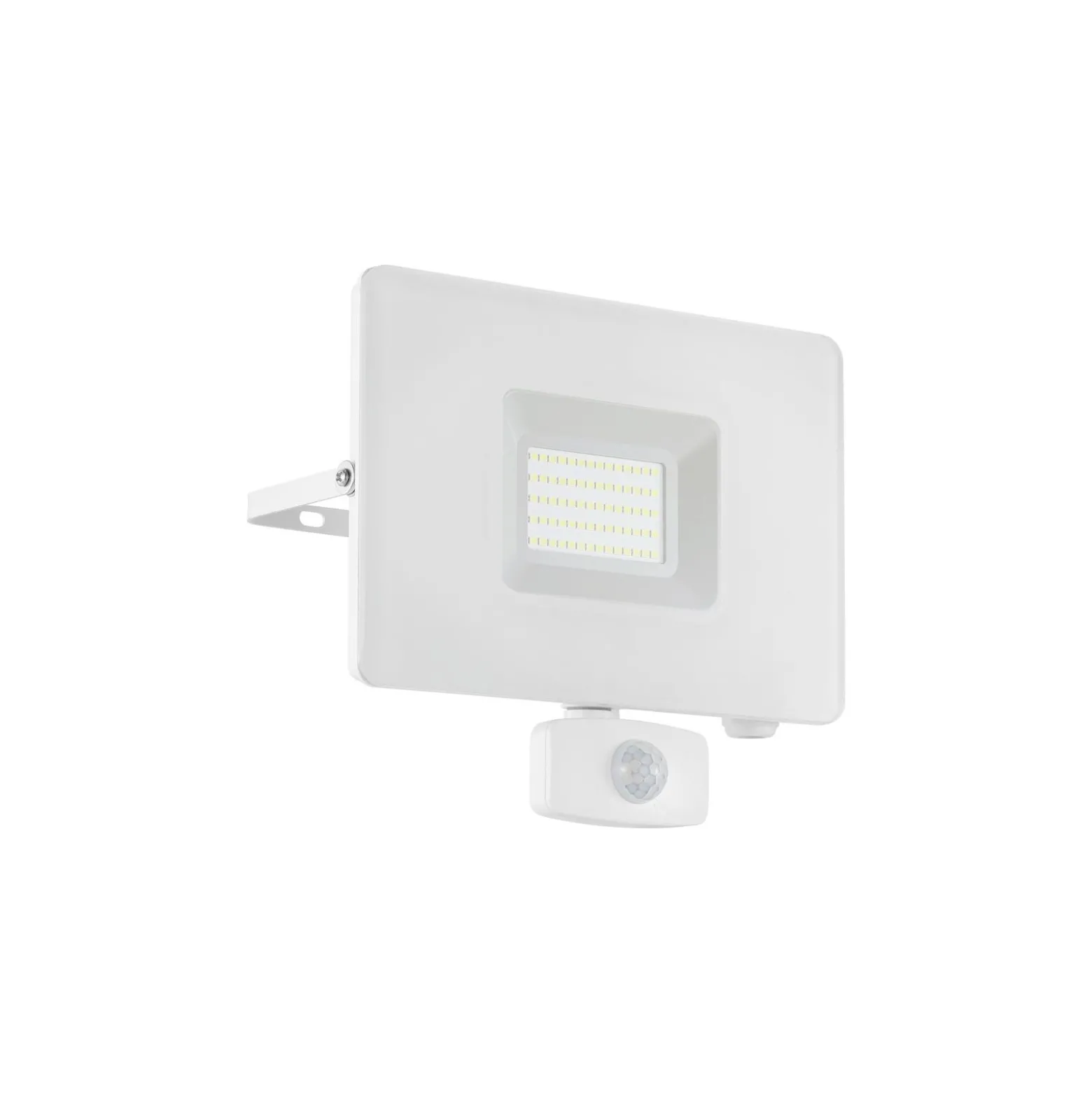 Eglo Vägglampa Faedo 3 Aluminium Vit 53W 5800lm - 850 Kallvit | IP44 - Rörelsesensor