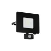 Eglo Vägglampa Faedo 3 Aluminium Svart 31W 3400lm - 850 Kallvit | IP44 - Rörelsesensor