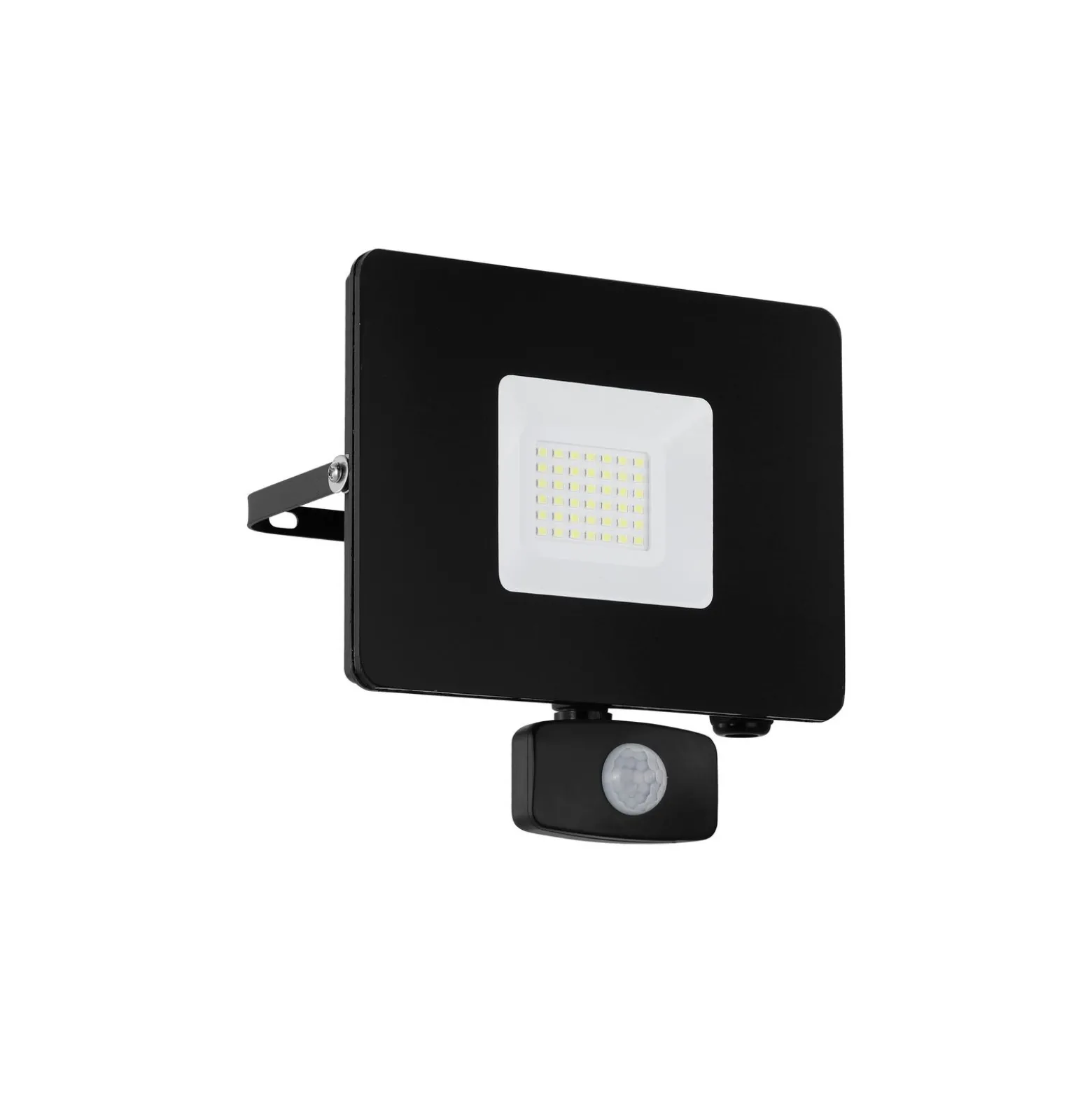 Eglo Vägglampa Faedo 3 Aluminium Svart 31W 3400lm - 850 Kallvit | IP44 - Rörelsesensor