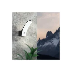 Eglo Vägglampa Fiumicino Utomhus Aluminium Svart 11.5W 1200lm - 830 Varm Vit