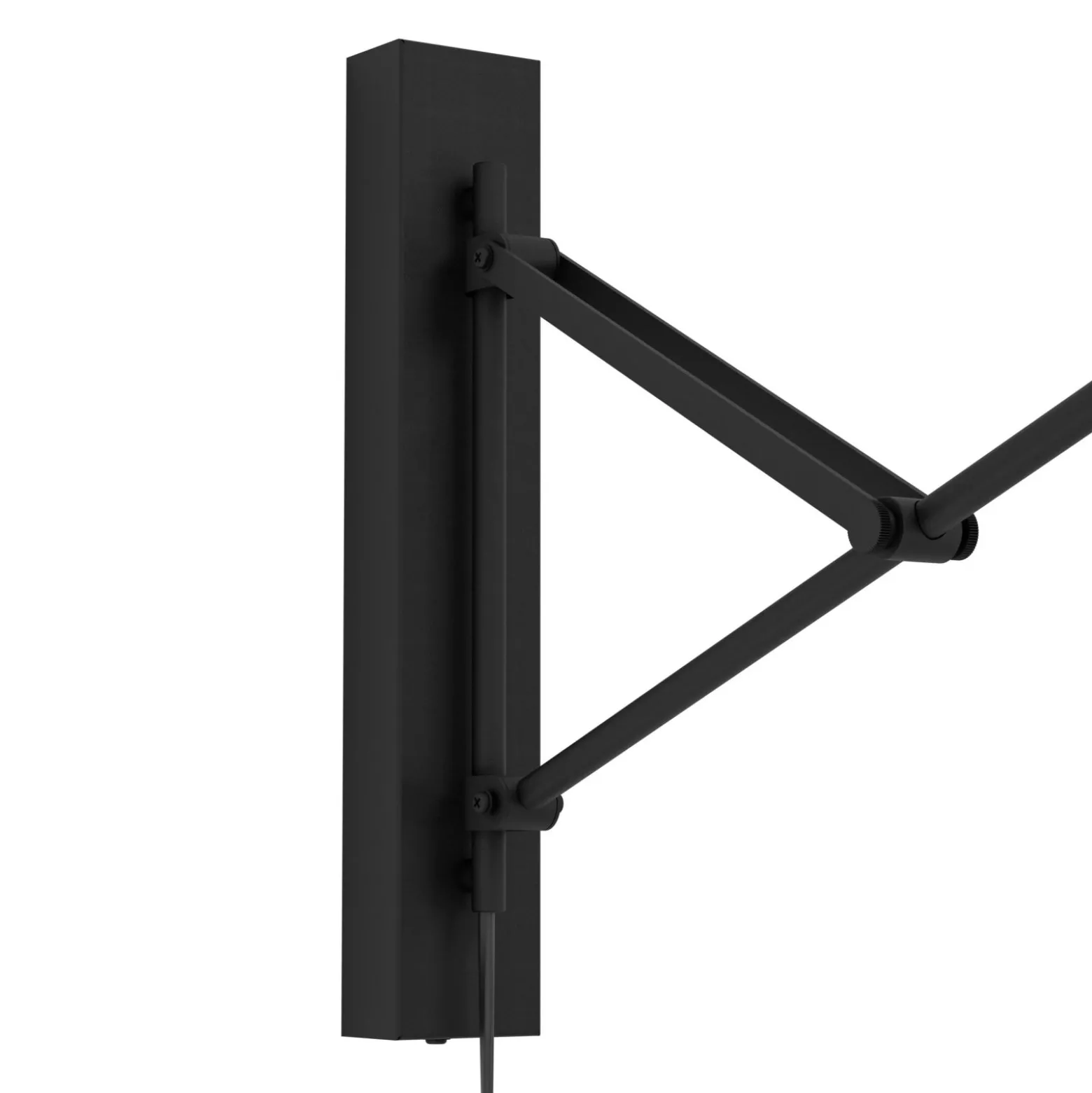 Eglo Vägglampa Forcadet Stål Svart | Passande För 1x E27