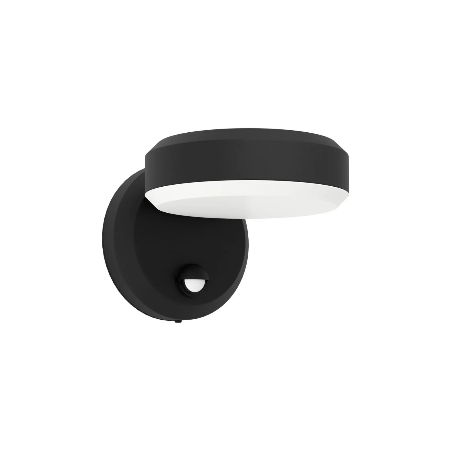 Eglo Vägglampa Fornaci Stål Svart 3W 320lm - 830 Varm Vit | IP65 - Rörelsesensor