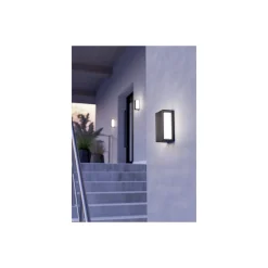 Eglo Vägglampa Genovese Aluminium Svart 10W 1050lm - 865 Dagsljus | IP65