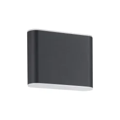 Eglo Vägglampa Grutti Aluminium Antracit 2W 320lm - 830-840-865 CCT | IP65