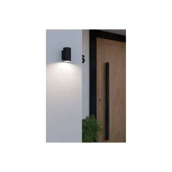 Eglo Vägglampa Izzalini Utomhus Stål Svart 2.8W 250lm - 830 Varm Vit | Passande för GU10