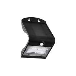 Eglo Vägglampa Lamozzo Solar Svart 3W 440lm - 830-840 CCT | IP54 - Rörelse- och Ljussensor