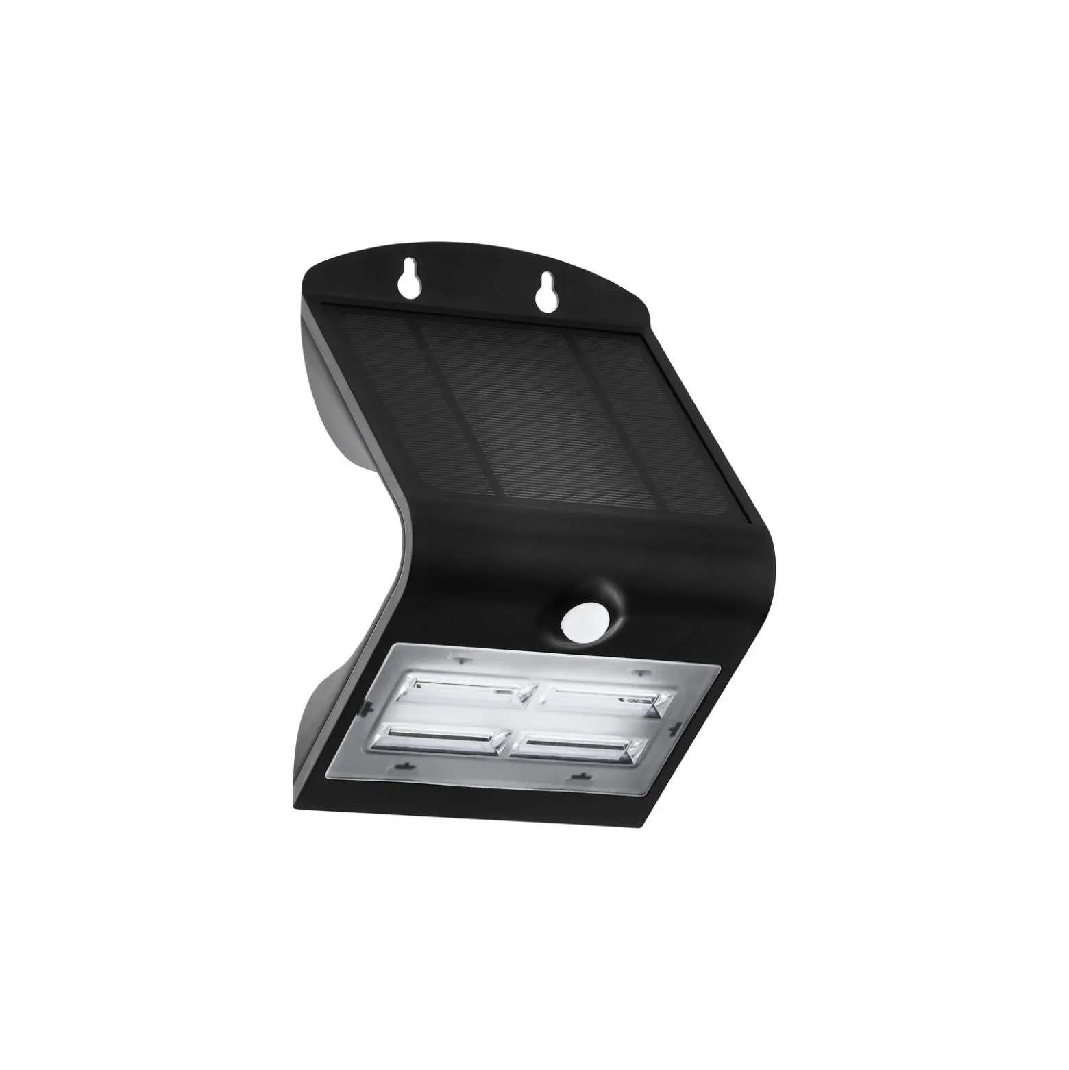 Eglo Vägglampa Lamozzo Solar Svart 3W 440lm - 830-840 CCT | IP54 - Rörelse- och Ljussensor