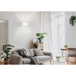 Eglo Vägglampa Maccacari Aluminium Stål Vit 10W 1300lm - 830 Varm Vit