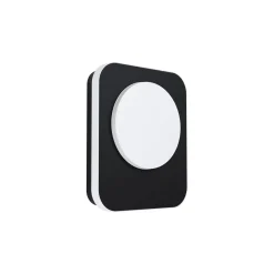 Eglo Vägglampa Madriz Aluminium Svart 3W 370lm - 830 Varm Vit | IP44