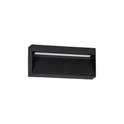 Eglo Vägglampa Maruggio Aluminium Svart 4W 520lm - 830-840-850-865 CCT | IP65