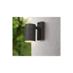 Eglo Vägglampa Medellin 1 Stål Svart | IP44 - Passande för 1x GU10
