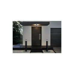 Eglo Vägglampa Melzo Utomhus Aluminium Svart 11W 1300lm - 830 Varm Vit