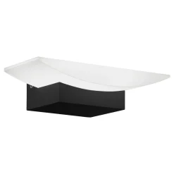 Eglo Vägglampa Metrass Aluminium Svart 56W 680lm - 830 Varm Vit