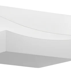 Eglo Vägglampa Metrass Aluminium Vit 56W 680lm - 830 Varm Vit