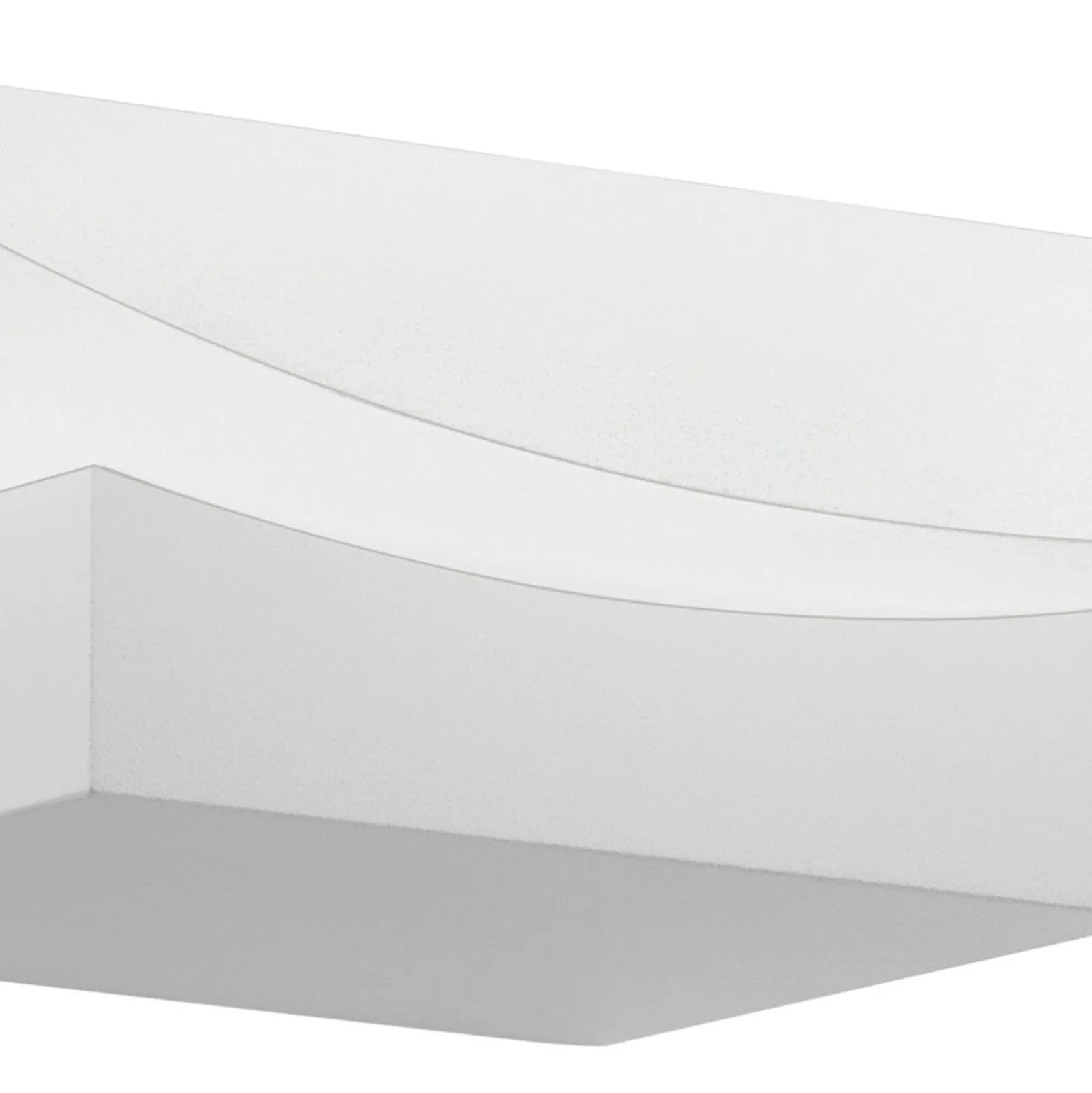 Eglo Vägglampa Metrass Aluminium Vit 56W 680lm - 830 Varm Vit