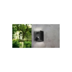 Eglo Vägglampa Morino Utomhus Aluminium Antracit/Grafit Up & Down 5W 460lm - 830 Varm Vit