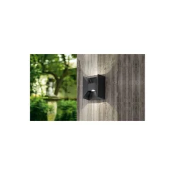 Eglo Vägglampa Morino Utomhus Aluminium Antracit/Grafit Up & Down 5W 460lm - 830 Varm Vit