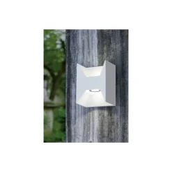 Eglo Vägglampa Morino Utomhus Aluminium Vit Up & Down 5W 460lm - 830 Varm Vit