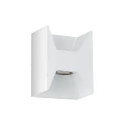 Eglo Vägglampa Morino Utomhus Aluminium Vit Up & Down 5W 460lm - 830 Varm Vit
