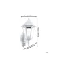 Eglo Vägglampa Navedo Aluminium Vit | IP44 - Passande för 1x E27 - Rörelsesensor