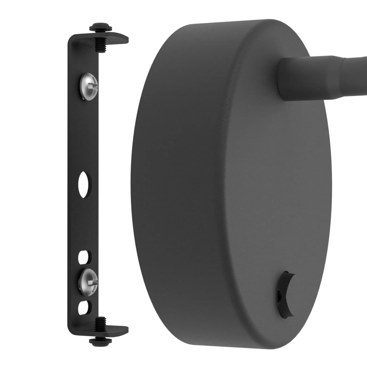 Eglo Vägglampa Olivandino Stål Svart 38W 320lm - 830 Varm Vit