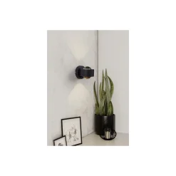 Eglo Vägglampa Ono 2 Aluminium Antracit Up & Down 2.5W 250lm - 830 Varm Vit | IP20