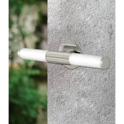Eglo Vägglampa Palmera Stål | IP44 - Passande För 2x E14