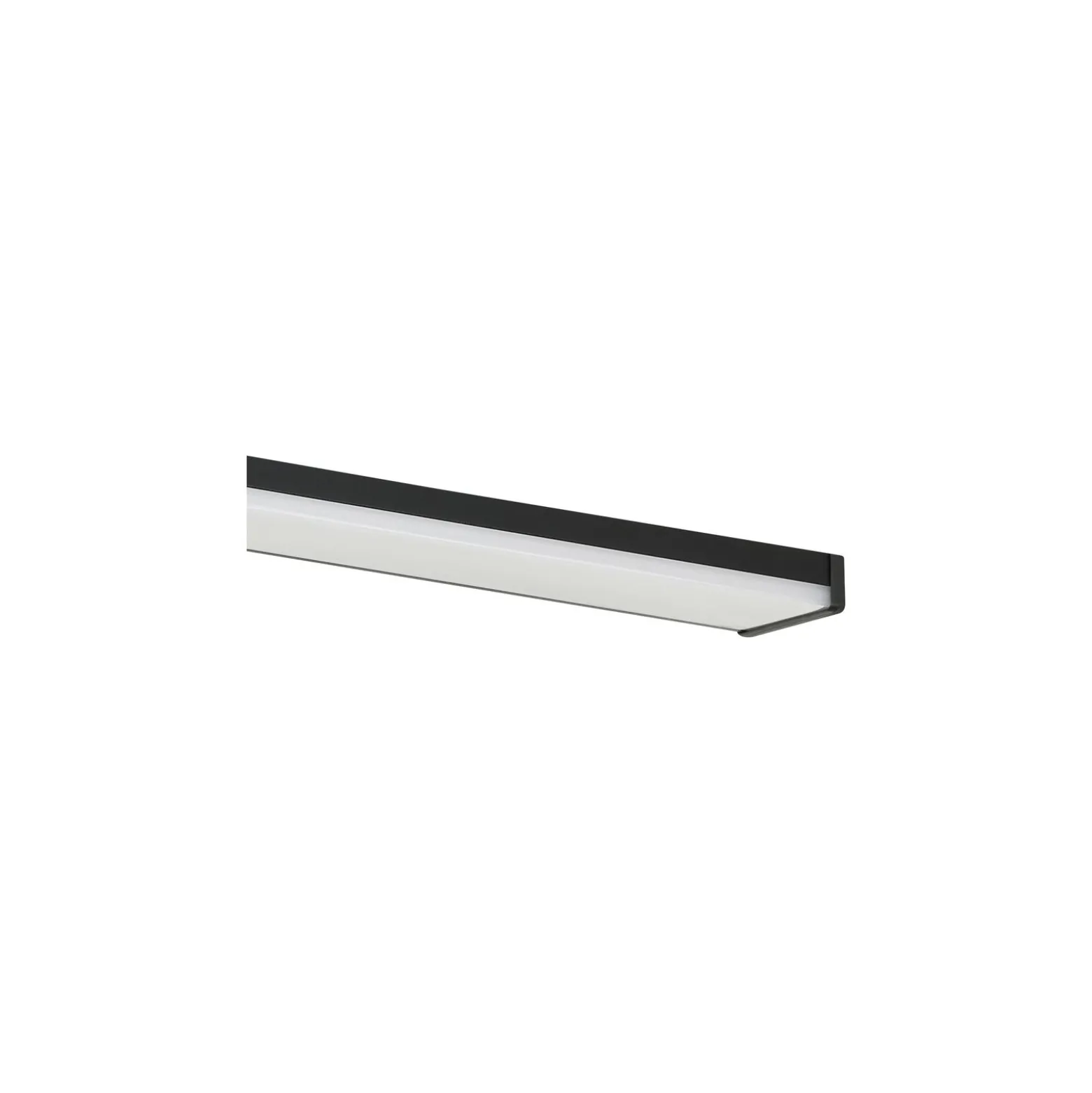 Eglo Vägglampa Pandella 2 Aluminium Svart Badrumsbelysning 11W 1400lm - 840 Kallvit | IP44
