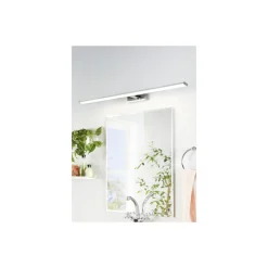 Eglo Vägglampa Pandella 1 Aluminium Krom Silver Badrumsbelysning 14W 2100lm - 840 Kallvit | IP44