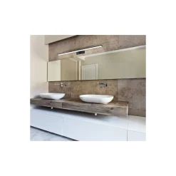 Eglo Vägglampa Pandella 1 Aluminium Svart Badrumsbelysning 14W 1700lm - 840 Kallvit | IP44
