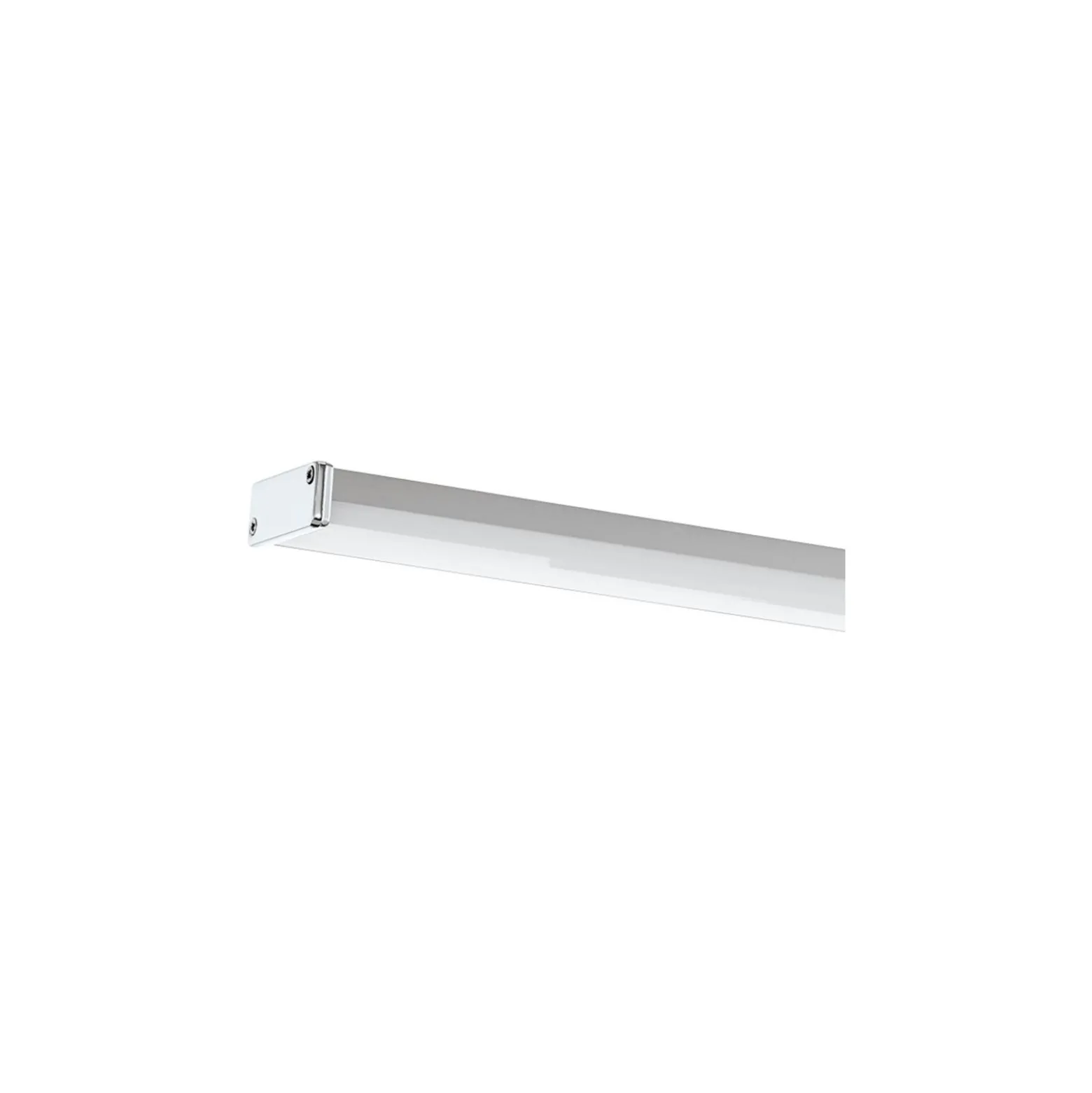 Eglo Vägglampa Pandella 1 Aluminium Krom Silver Badrumsbelysning 11W 1350lm - 840 Kallvit | IP44