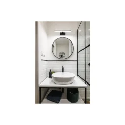 Eglo Vägglampa Pandella 1 Aluminium Svart Badrumsbelysning 7.4W 900lm - 840 Kallvit | IP44