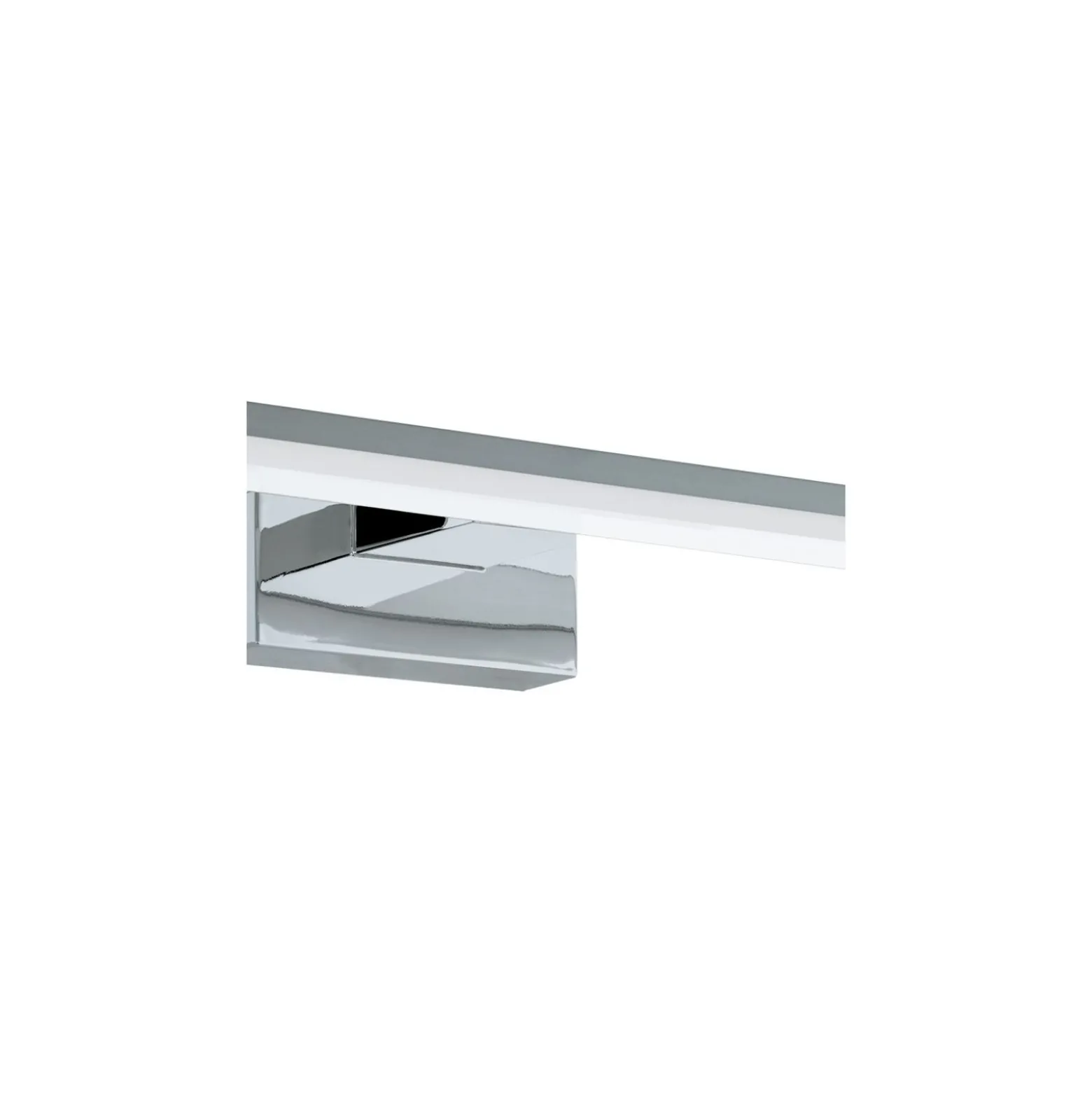Eglo Vägglampa Pandella 1 Aluminium Krom Silver Badrumsbelysning 7.4W 900lm - 840 Kallvit | IP44