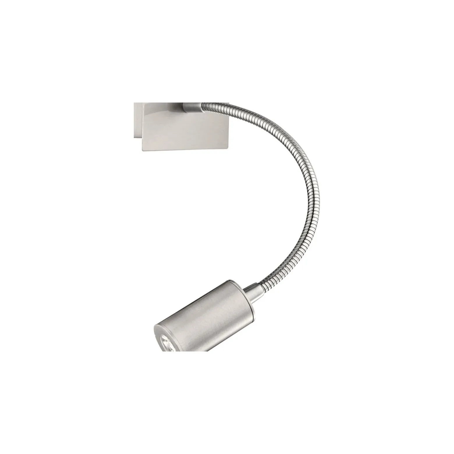 Eglo Vägglampa Pasteri Stål Satin Nickel 40 | IP20 - Inkl. Spot och Exkl. 1x E27
