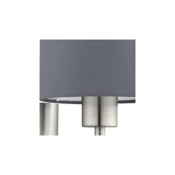 Eglo Vägglampa Pasteri Stål Satin Nickel | IP20 - Passande för 1x E27