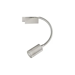 Eglo Vägglampa Pasteri Stål Satin Nickel 40 | IP20 - Inkl. Spot och Exkl. 1x E27