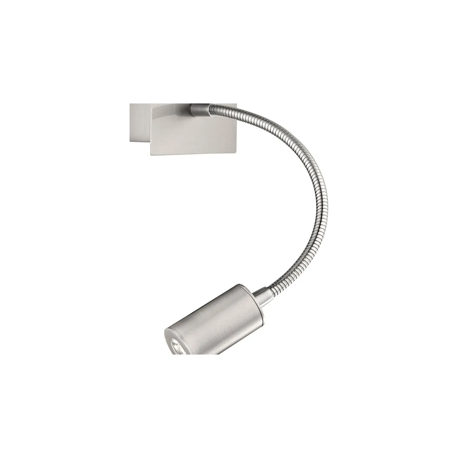 Eglo Vägglampa Pasteri Stål Satin Nickel 40 | IP20 - Inkl. Spot och Exkl. 1x E27