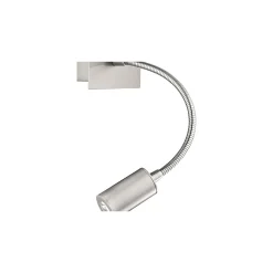 Eglo Vägglampa Pasteri Stål Satin Nickel 40 | IP20 - Inkl. Spot och Exkl. 1x E27