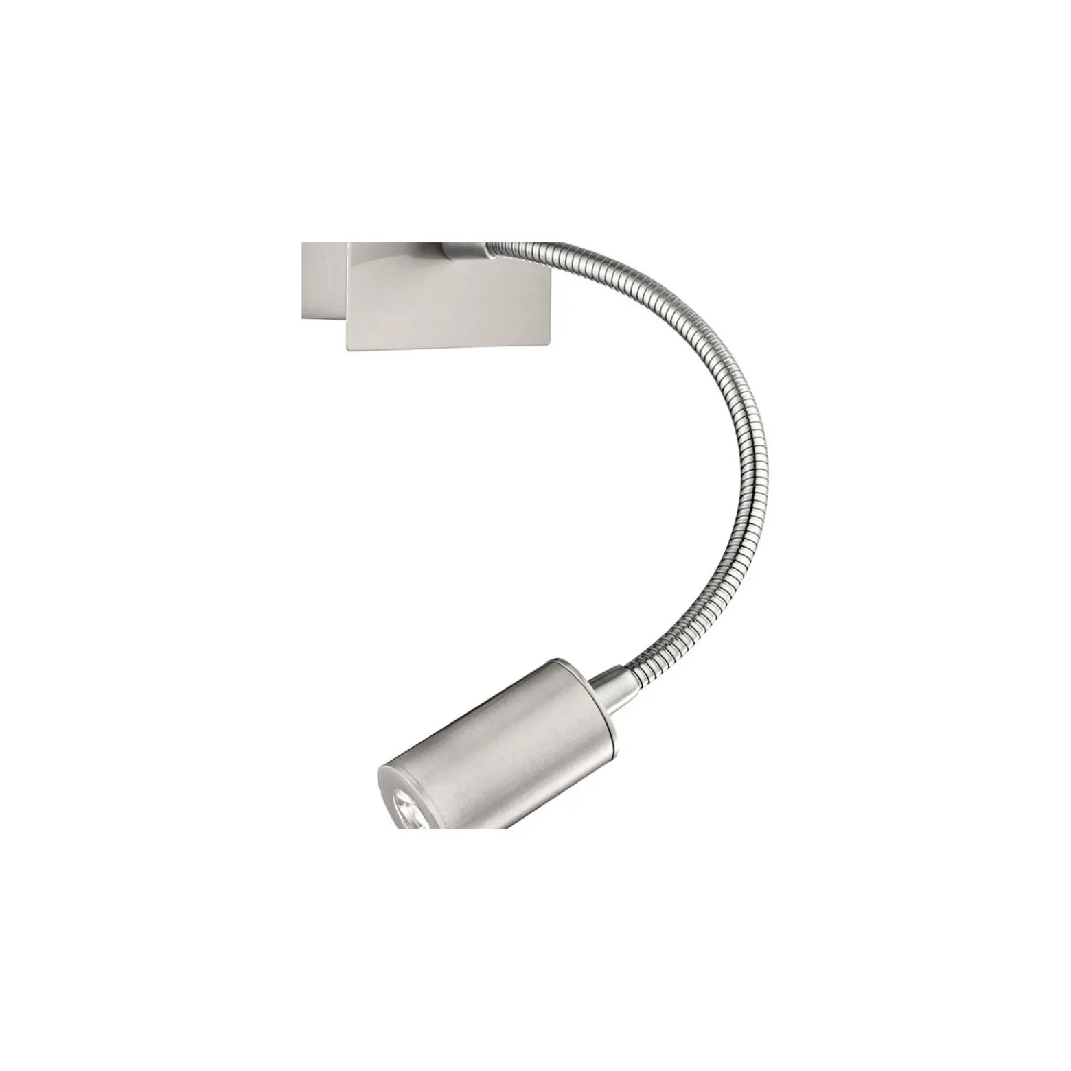 Eglo Vägglampa Pasteri Stål Satin Nickel 40 | IP20 - Inkl. Spot och Exkl. 1x E27