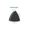 Eglo Vägglampa Pedersano Aluminium Svart 8W 800lm - 827-840-865 CCT | IP44