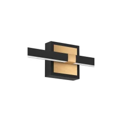 Eglo Vägglampa Peguera Aluminium Stål Svart 11W 1165lm - 830 Varm Vit | IP44